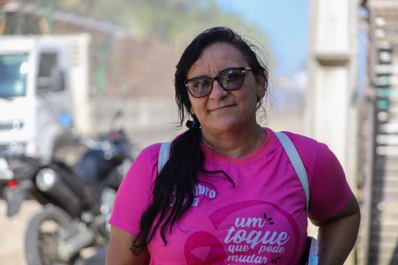 Ivete Fona - agente comunitária de saúde <div class='credito_fotos'>Foto: Rodrigo Pinheiro / Ag.Pará   |   <a href='/midias/2023/originais/16758_990f4e26-92de-6751-fd88-8bf3dc1b3b1d.jpg' download><i class='fa-solid fa-download'></i> Download</a></div>