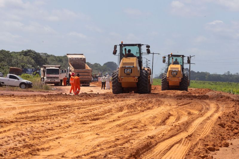 Trecho em obras da BR-316
