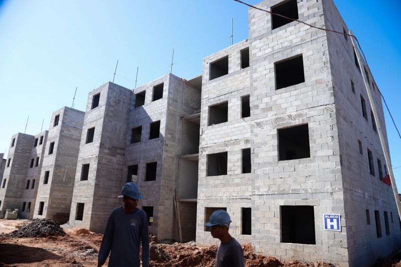 
Construção de 400 unidades habitacionais do Curtume de Santo Antônio estão com mais de 30% dos serviços executados  <div class='credito_fotos'>Foto: Paula Lourinho / Ascom Seop   |   <a href='/midias/2023/originais/16903_b4ffd43e-7a8b-b85b-91bb-e181101427ce.jpg' download><i class='fa-solid fa-download'></i> Download</a></div>