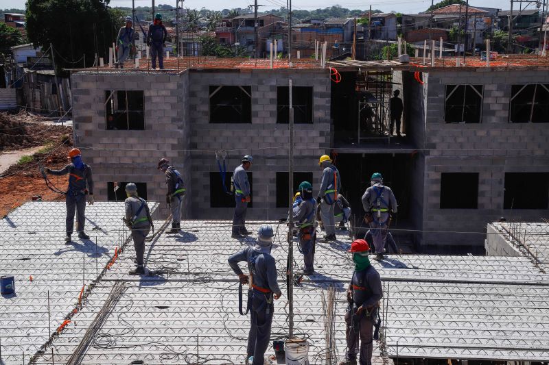 
Construção de 400 unidades habitacionais do Curtume de Santo Antônio estão com mais de 30% dos serviços executados  <div class='credito_fotos'>Foto: Paula Lourinho / Ascom Seop   |   <a href='/midias/2023/originais/16903_c3d1e628-3e64-afc6-44c6-5c5e03208d0c.jpg' download><i class='fa-solid fa-download'></i> Download</a></div>
