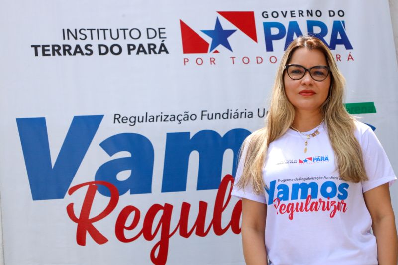 Suzany Nery, coordenadora regularização <div class='credito_fotos'>Foto: Pedro Guerreiro / Ag. Pará   |   <a href='/midias/2023/originais/17050_eeef9091-1752-2e78-0620-4622d12d9876.jpg' download><i class='fa-solid fa-download'></i> Download</a></div>