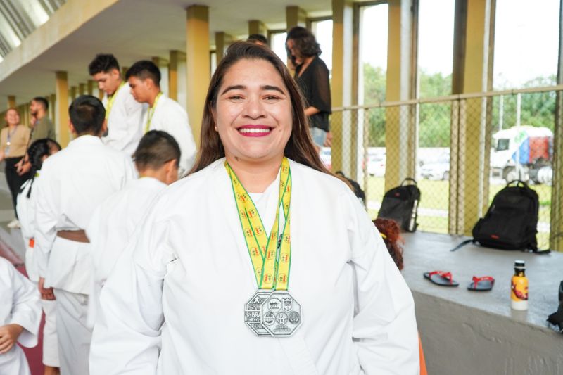 Atletas da Usina da Paz do Icuí-Guajará, em Ananindeua, conquistam 66 medalhas em Campeonato Brasileiro de Artes Marciais
<div class='credito_fotos'>Foto: Paulo Cezar / Ag. Pará | <a href='/midias/2023/originais/17094_eb3a17cf-4f70-0928-decb-82d33be59a7d.jpg' download><i class='fa-solid fa-download'></i> Download</a></div>