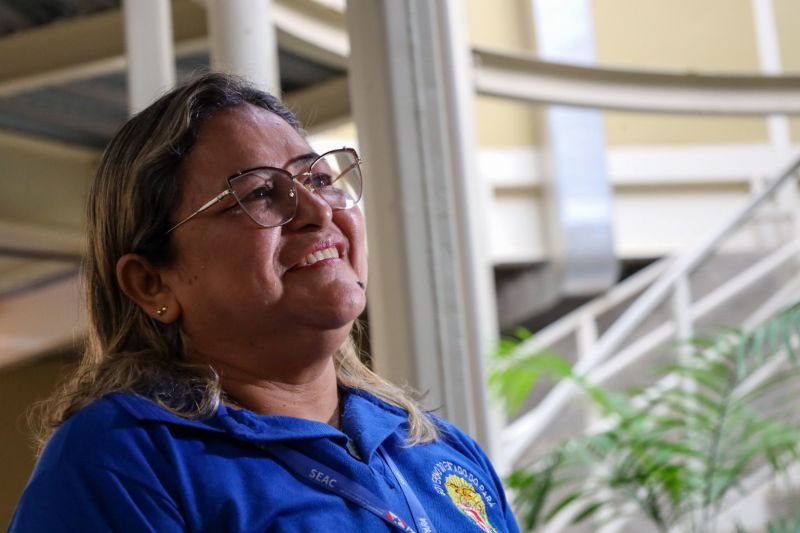 Atendimento odontológico Usipaz Cabanagem - Fotos Pedro Guerreiro AgPará
Ivanilda Vieira, coordenadora geral da Usina da Paz da Cabanagem <div class='credito_fotos'>Foto: Pedro Guerreiro / Ag. Pará | <a href='/midias/2023/originais/17104_2f6197d7-b73b-c951-b9a7-afb6b53827a5.jpg' download><i class='fa-solid fa-download'></i> Download</a></div>