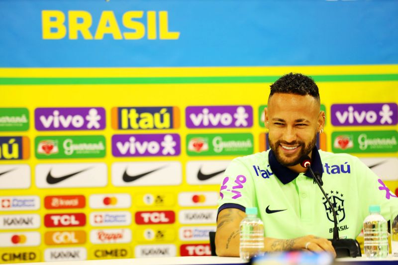 Neymar na coletiva de imprensa destacou o carinho dos paraenses com a Seleção Brasileira