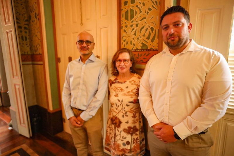 1. Membro sênior da ONU, Wasin Mir
2. Diretora de eventos da ONU, Laura Lopez
3. Dário Ponte , chefe de segurança da ONU Chile <div class='credito_fotos'>Foto: Bruno Cecim / Ag.Pará | <a href='/midias/2023/originais/17441_560d8859-a778-c40b-d64e-3e83448d950a.jpg' download><i class='fa-solid fa-download'></i> Download</a></div>