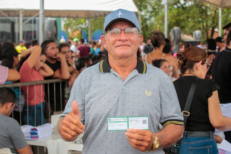 Lázaro Negrão, pescador beneficiado CAF