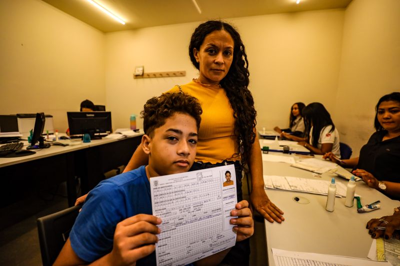 Izaelma da Silva - usuária dos serviços da usina da paz <div class='credito_fotos'>Foto: Marcelo Lelis / Ag. Pará   |   <a href='/midias/2023/originais/17637_347b944c-d838-56f5-477f-f8e5b309b82d.jpg' download><i class='fa-solid fa-download'></i> Download</a></div>