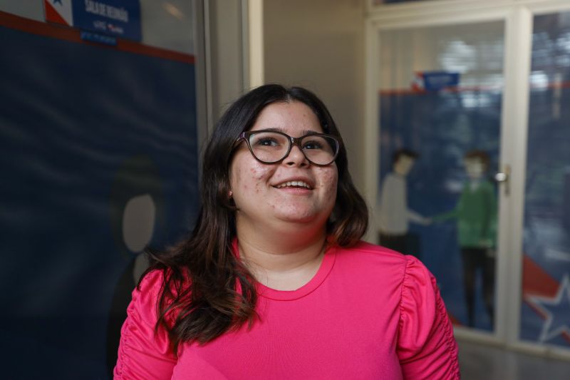 Hesther Sarah de Souza - Auxiliar Administrativa <div class='credito_fotos'>Foto: Marcelo Lelis / Ag. Pará | <a href='/midias/2023/originais/17650_866aebad-23d4-4c63-4435-7c93fce44856.jpg' download><i class='fa-solid fa-download'></i> Download</a></div>
