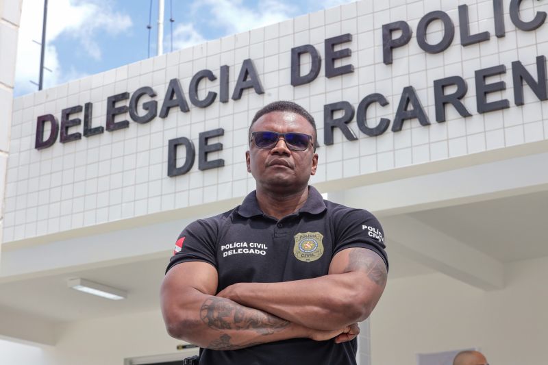 Diretor de Polícia do Interior da Polícia Civil, Delegado Hennison Jacob <div class='credito_fotos'>Foto: Marco Santos / Ag. Pará | <a href='/midias/2023/originais/17680_b74edb68-418a-0f56-1941-50a372727e03.jpg' download><i class='fa-solid fa-download'></i> Download</a></div>