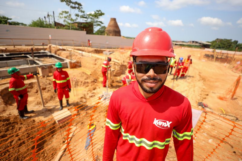 Marcelo da Silva - Operário da obra - Bairro Laranjeira <div class='credito_fotos'>Foto: Marcelo Lelis / Ag. Pará | <a href='/midias/2023/originais/17706_851eb8e0-f1c9-8657-f722-b897cdbd2cf6.jpg' download><i class='fa-solid fa-download'></i> Download</a></div>