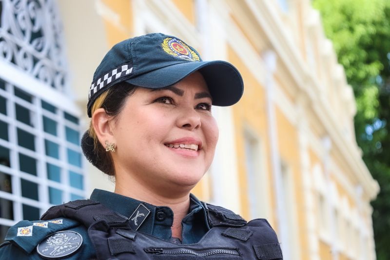 Capitã Cássia Sousa, subcomandante do BPTur (comandante em exercício) <div class='credito_fotos'>Foto: Bruno Cecim / Ag.Pará | <a href='/midias/2023/originais/17793_aaddfc11-2c5c-06ec-bffa-958dda37b643.jpg' download><i class='fa-solid fa-download'></i> Download</a></div>