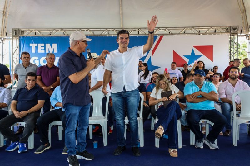 ENTREGA ASFALTO/ Ordem de Serviço que autorizará o início das obras de construção e pavimentação da PA-253/Sua Casa/Posto de saúde/Estádio de Futebol/FT Alex Ribeiro Ag Pará <div class='credito_fotos'>Foto: Alex Ribeiro / Ag. Pará | <a href='/midias/2023/originais/17895_181d7223-1d40-c814-3ba5-ea3ae2daf80e.jpg' download><i class='fa-solid fa-download'></i> Download</a></div>