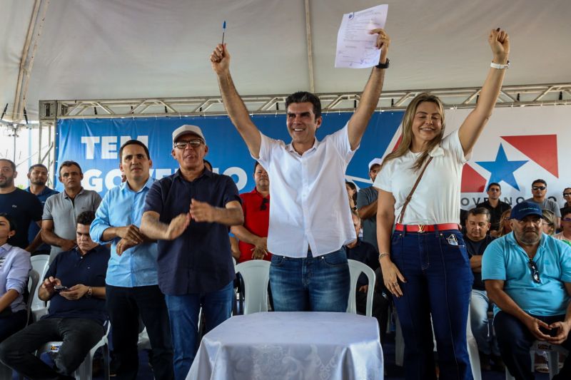ENTREGA ASFALTO/ Ordem de Serviço que autorizará o início das obras de construção e pavimentação da PA-253/Sua Casa/Posto de saúde/Estádio de Futebol/FT Alex Ribeiro Ag Pará <div class='credito_fotos'>Foto: Alex Ribeiro / Ag. Pará | <a href='/midias/2023/originais/17895_1b018124-4645-4780-e8c0-311f79c32df6.jpg' download><i class='fa-solid fa-download'></i> Download</a></div>