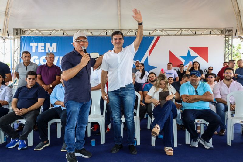 ENTREGA ASFALTO/ Ordem de Serviço que autorizará o início das obras de construção e pavimentação da PA-253/Sua Casa/Posto de saúde/Estádio de Futebol/FT Alex Ribeiro Ag Pará <div class='credito_fotos'>Foto: Alex Ribeiro / Ag. Pará | <a href='/midias/2023/originais/17895_cf3930c6-dac4-2a8e-f923-292d6271ab6c.jpg' download><i class='fa-solid fa-download'></i> Download</a></div>