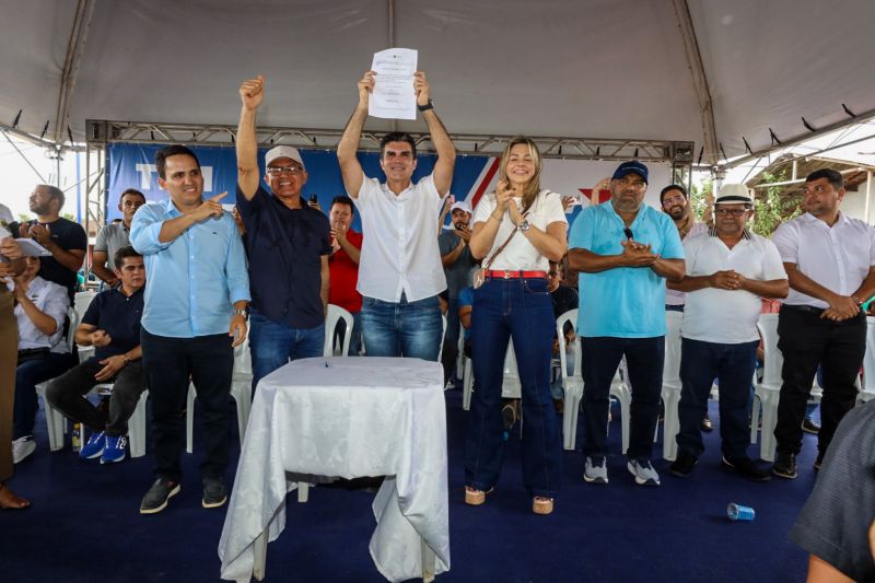 ENTREGA ASFALTO/ Ordem de Serviço que autorizará o início das obras de construção e pavimentação da PA-253/Sua Casa/Posto de saúde/Estádio de Futebol/FT Alex Ribeiro Ag Pará <div class='credito_fotos'>Foto: Alex Ribeiro / Ag. Pará | <a href='/midias/2023/originais/17895_f3922da9-28a7-90e9-20b9-adeed0e0e422.jpg' download><i class='fa-solid fa-download'></i> Download</a></div>