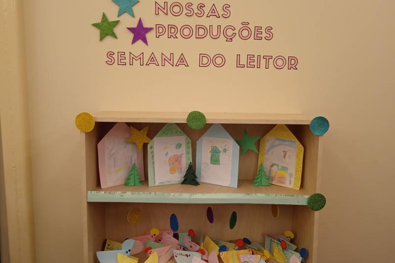 Algumas obras dos pequenos leitores