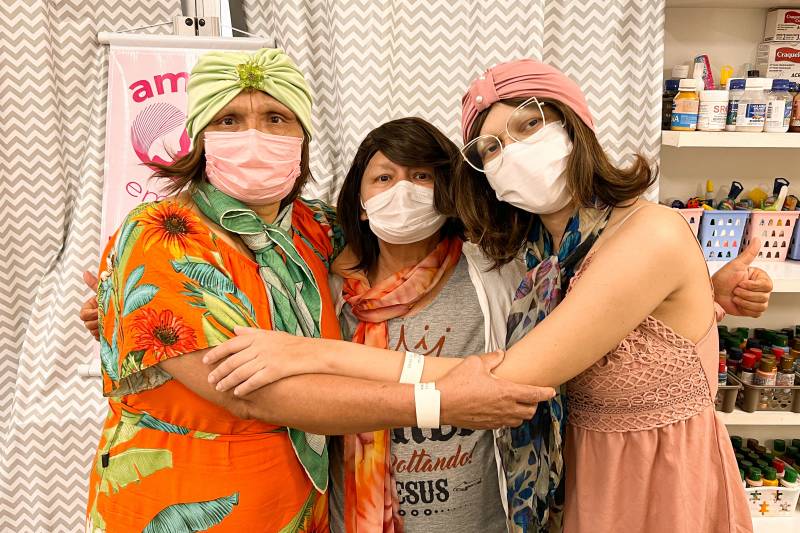 Nazaré Alves,  Nazaré Silva e Marcela Paz -1