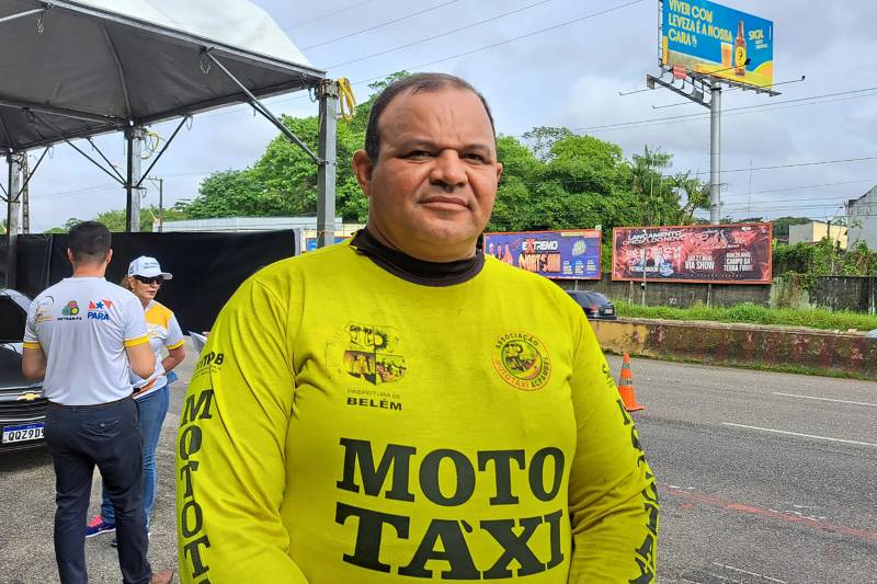 Alessandro Félix da Silva - da Federação Paraense de Mototaxistas