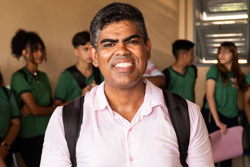 Sebastião Vilhena, professor de história