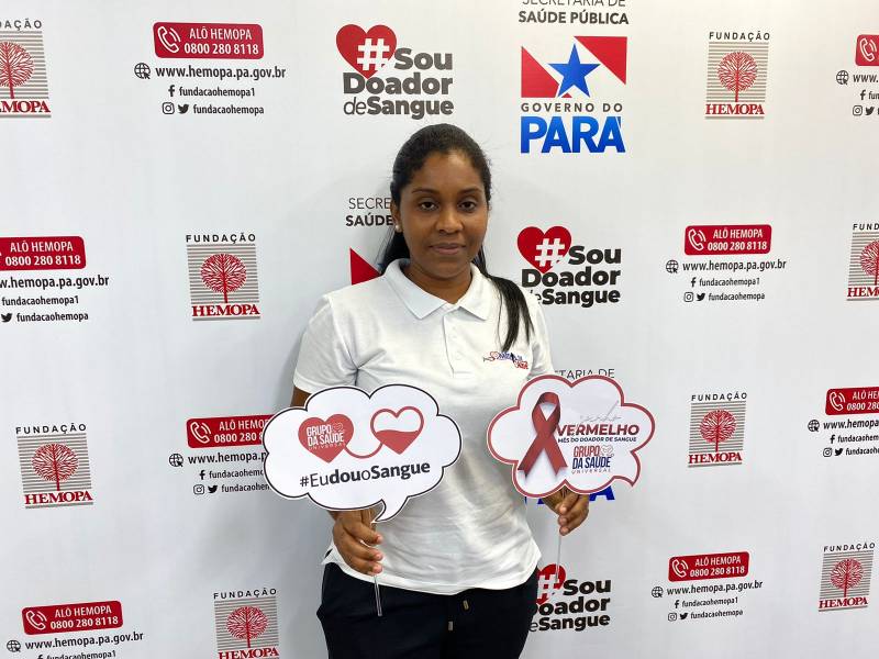 Leandra, representante da caravana da Igreja Universal