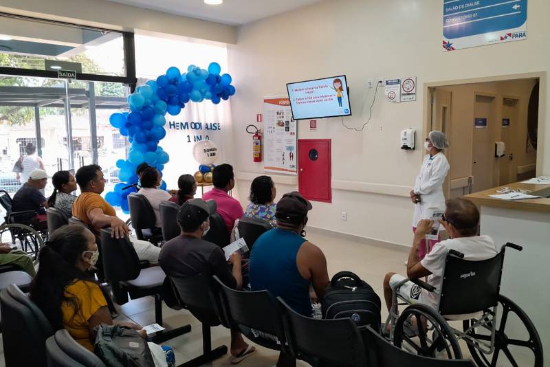 Palestra comemorativa ao primeiro ano do Centro de Hemodálise do CHC
