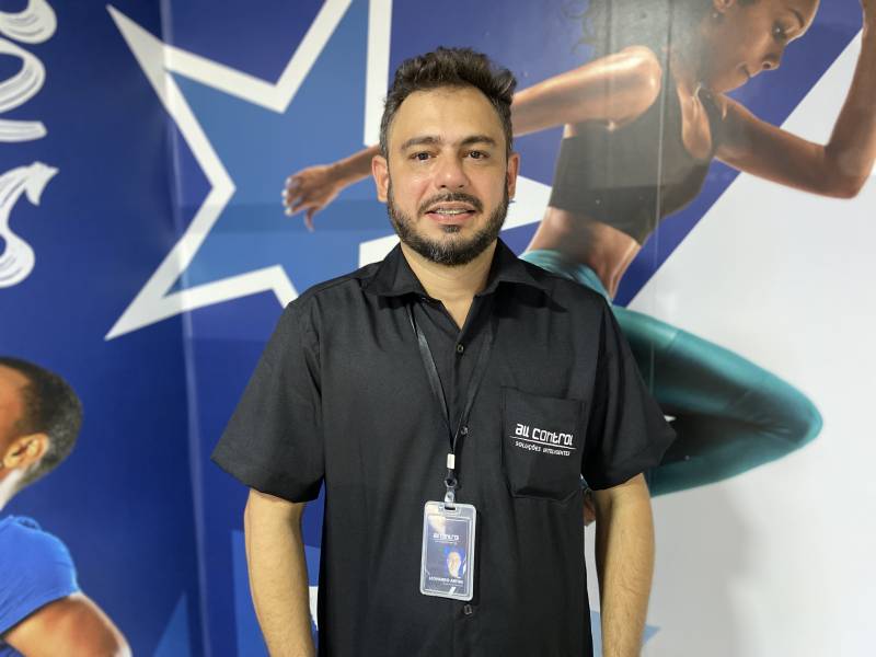 Leonardo Artini, gerente da all control, soluções inteligentes