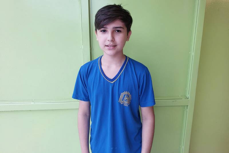 Clemerson Júnior, 13 anos