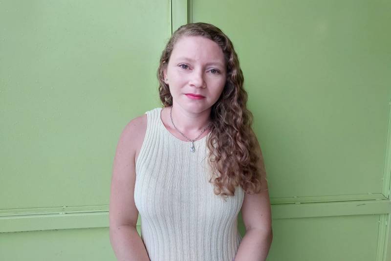 Luana Sousa, 28 anos._Aluna dos curso de redação