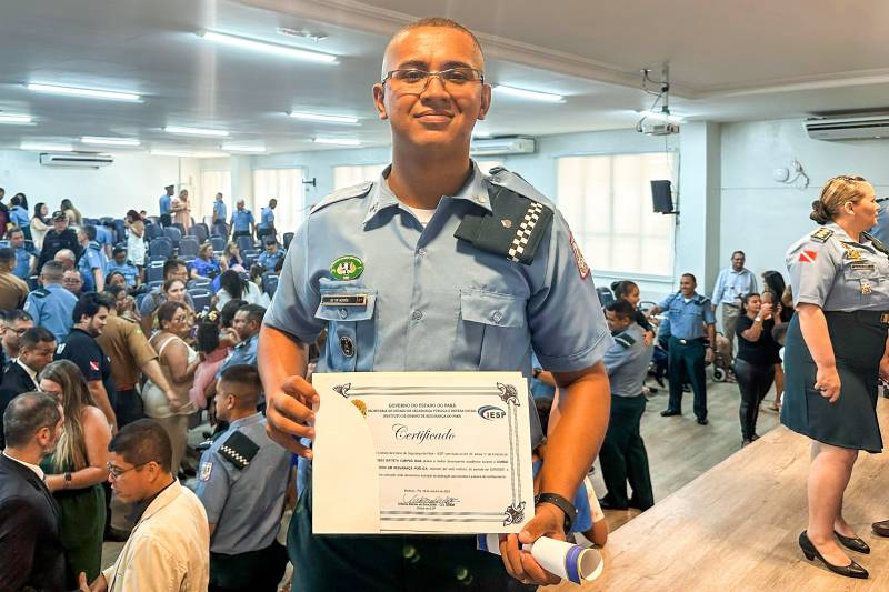 Sd Moisés Baía  1º colocado da turma