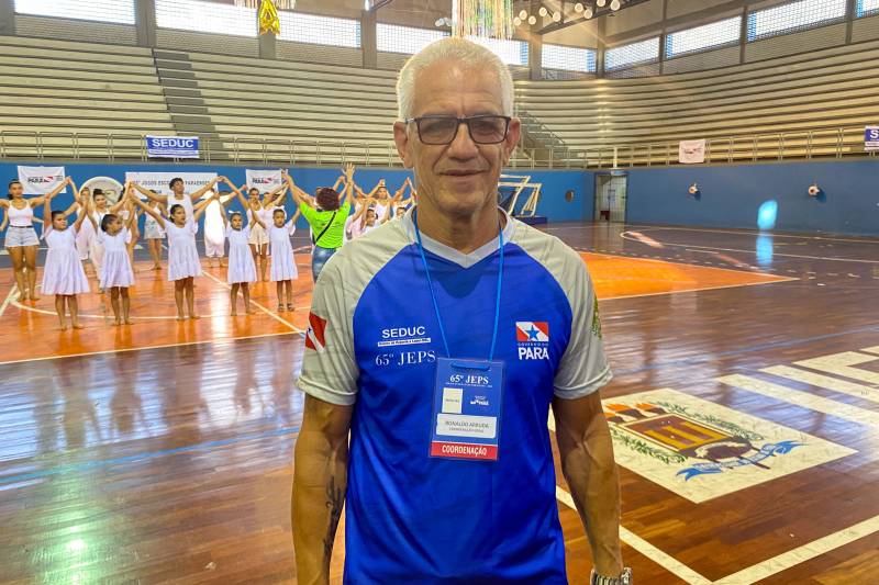Foto: Ascom Seduc Coordenador do Núcleo de Esporte e Lazer, Ronaldo Arruda falou da competição mas também do valor da integração entre os estudantes