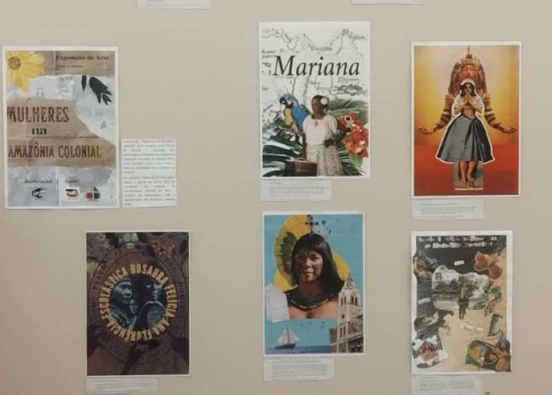 Parte do acervo da exposição que ficará na UsiPaz Guamá até o dia 01/12.