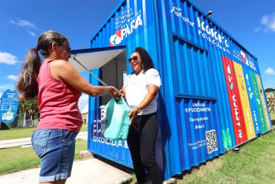 notícia: Ecoponto na UsiPaz Icuí-Guajará agrega educação ambiental e geração de renda