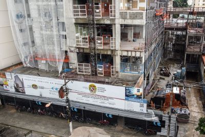 galeria: Obras do Hospital da Mulher - Fotos aéreas - Drone
