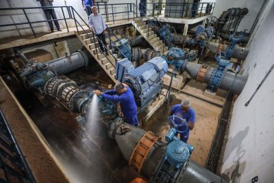 notícia: Cosanpa normaliza abastecimento de água em Marabá