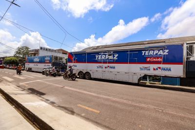 notícia: Carretas do TerPaz Itinerante já estão em Abaetetuba com ações de saúde e assistência