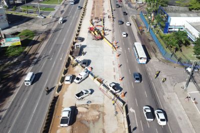 notícia: NGTM e Detran ativam desvio no km 8 da BR-316 para nova etapa de drenagem na rodovia