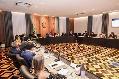 galeria: Governador Helder Barbalho em Reunião sobre portos, rodovias e hidroviás