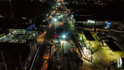galeria: NGTM instala passarela na BR-316- Drone - Aéreas