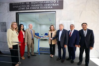 notícia: Governo entrega Central de Monitoramento de Trânsito na sede da Sefa, em Belém