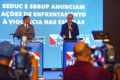 notícia: Governo do Pará enviará à Alepa projeto que cria o Programa Escola Segura
