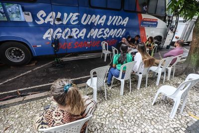 galeria: Unidade Móvel do Hemopa na Ag. do Banpara