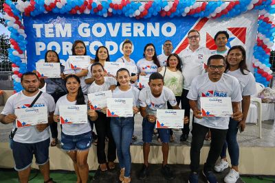 notícia: Em Porto de Moz, Governo do Estado certifica alunos do programa Qualifica Pará