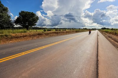 notícia: Construção da Nova PA-256 está na reta final e deve impulsionar logística rodoviária