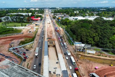 notícia: Para avanço das obras de drenagem, desvio no KM-07 da BR-316 será prolongado no sábado (13)