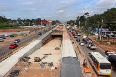 galeria: Ponto do desvio do NGTM na BR - imagens aéreas