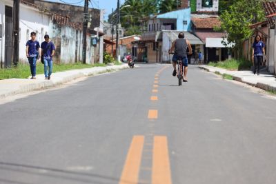notícia: Obras de pavimentação do ‘Asfalto por Todo o Pará’ avançam em Mosqueiro 