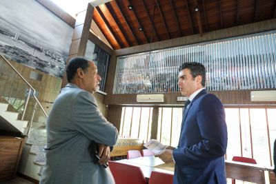 galeria: Estado e Ministério de Portos e Aeroportos debatem melhorias e criação de equipamentos