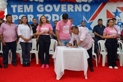 galeria: ASSINATURA CONSTRUÇÃO ESCOLA - IMAGENS DO EVENTO E VISITA A CONSTRUÇÃO DA PONTE SOBRE O RIO FRESCO EM SÃO FÉLIX DO XINGU