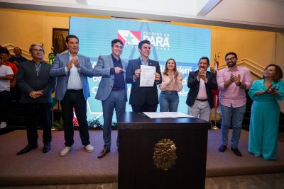 galeria: ASSINATURA OS AMPLIAÇÃO E MODERNIZAÇÃO CÂMARA VEREADORES BELÉM