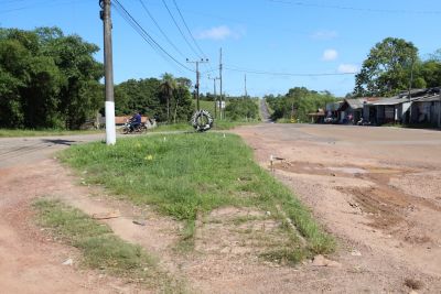 galeria: Terreno onde será construído A PRAÇA DO MOJUZINHO - BREU BRANCO